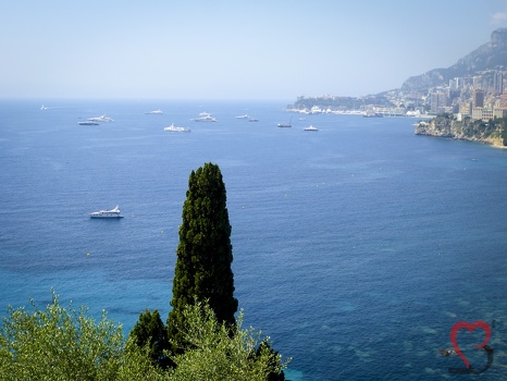 Monaco - Blick aufs Meer
