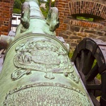 Kanone an der Stadtmauer