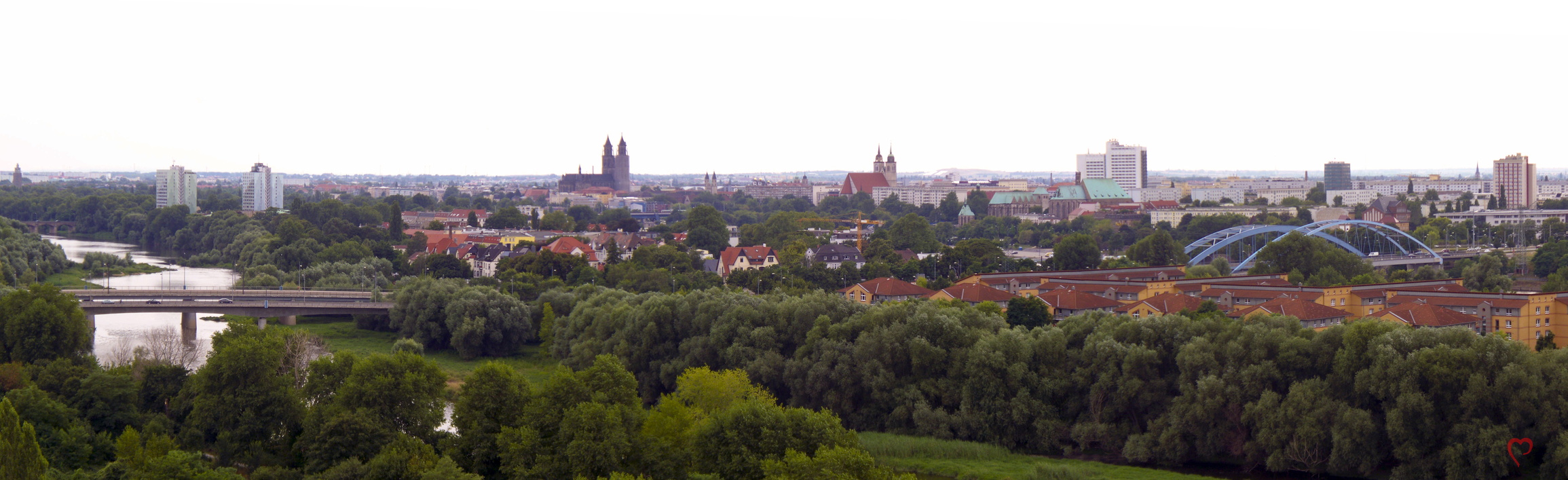 Blick auf Magdeburg