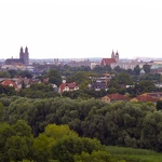 Blick auf Magdeburg