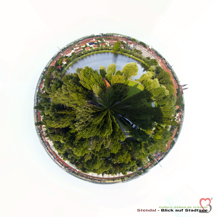 Stadtsee Stendal Panorama rund-aussen