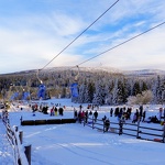 Winter Ski Anlage