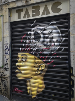 Grafitti und Tabac