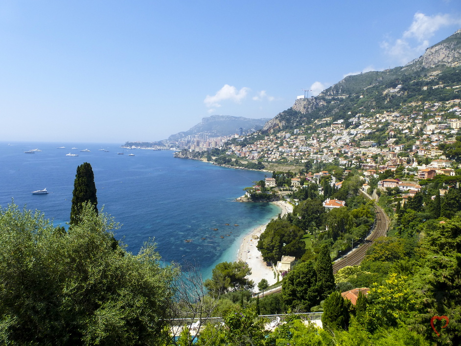 Monaco - Sicht auf Monte Carlo