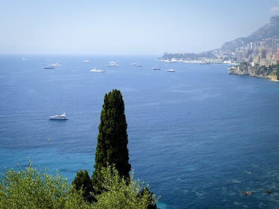 Monaco - Blick aufs Meer