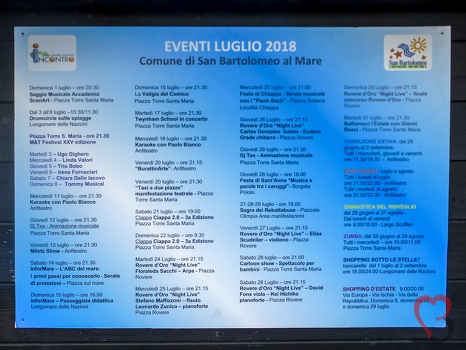 Events von San Bartolomeo al Mare