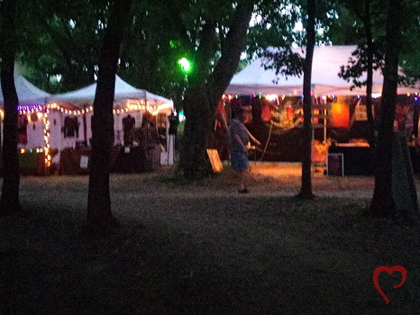 Festival Verkaufsstände