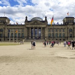 Deutscher Bundestag und Platz der Republik