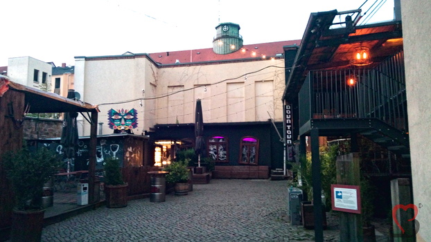 Hof in der Altstadt Dresden