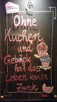 Ohne Kuchen und Gebäck