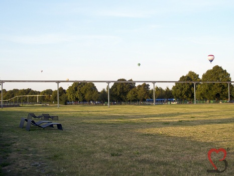Elbauenpark mit Ballons