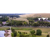 Elbauenpark - Blick auf dem Großen Anger im Elbauenpark in Magdeburg
(klick für Vollbild)