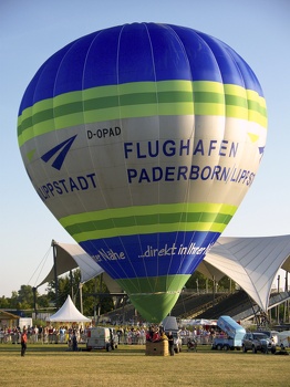 Flughafen Paderborn Ballon beim Start