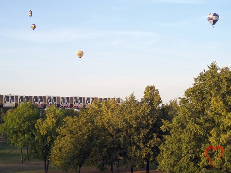 Ballons im Elbauenpark