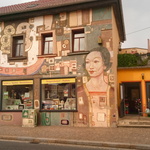 Oschatz Graffiti Wohnhaus