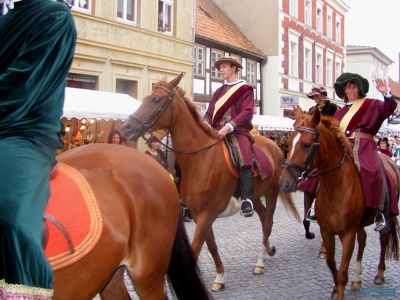 Burgfest Pferde