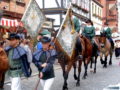 Burgfest Reiter Pferdegarde