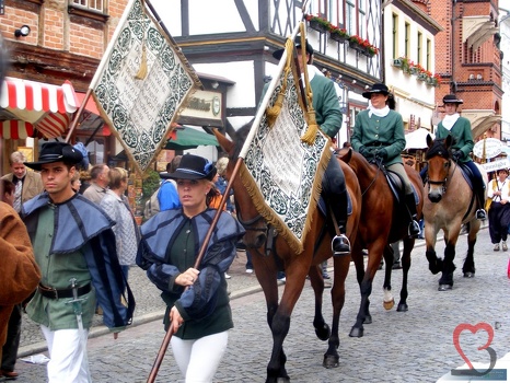 Burgfest Reiter Pferdegarde
