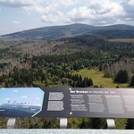 Landschaft mit Sicht auf Brocken