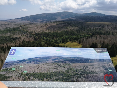 Blick zum Brocken rüber