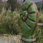 Holz Skulptur am Torfhaus