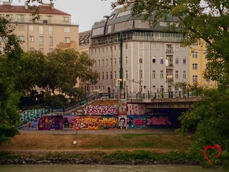 Nähe der Rossauer Brücke