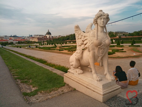 Statue im Belvederegarten