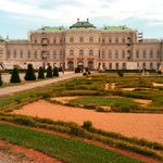 Blick auf das Schloss in Wien