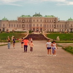 Blick auf das Belvedere Schloss