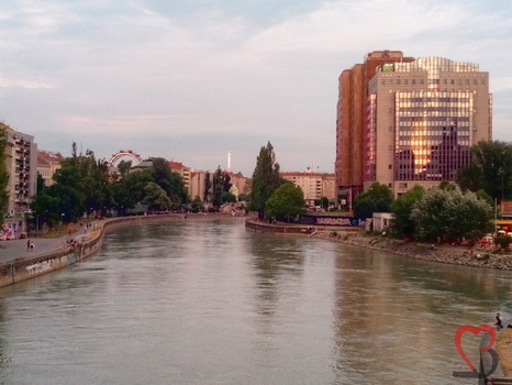 am Donaukanal von Wien