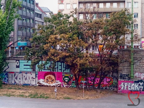 Graffitti Malerei in Wien