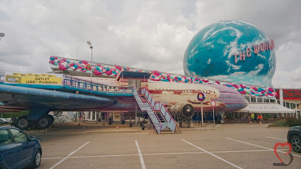 Flugzeug im Spiel und Fantasypark