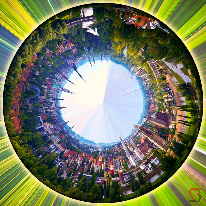 Kugelpanorama 180 City