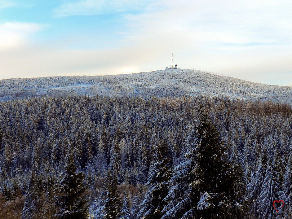 Sicht auf den Brocken 