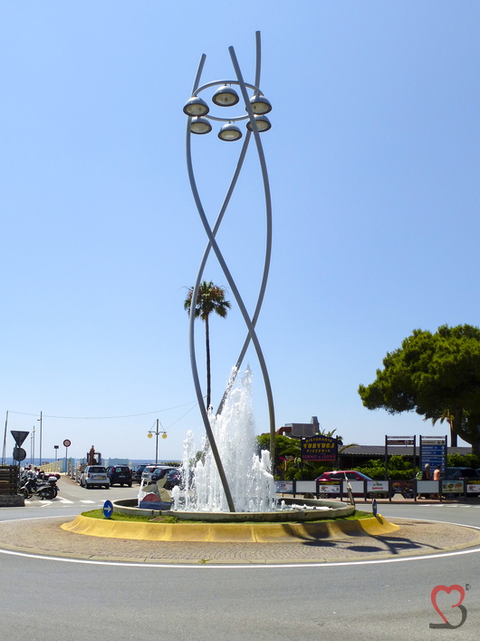 Via Aurelia in Marina di Andora