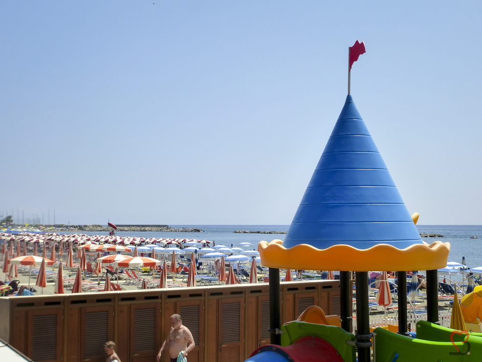 Strand von San Bartolomeo al Mare