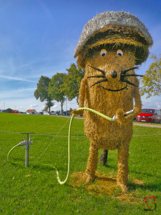 die Maus im Strohpark Schwenningen Heuberg