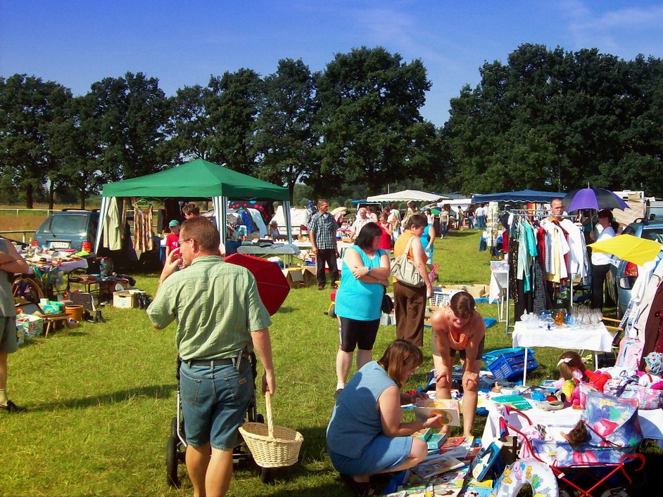 Wiesenflohmarkt Besucher